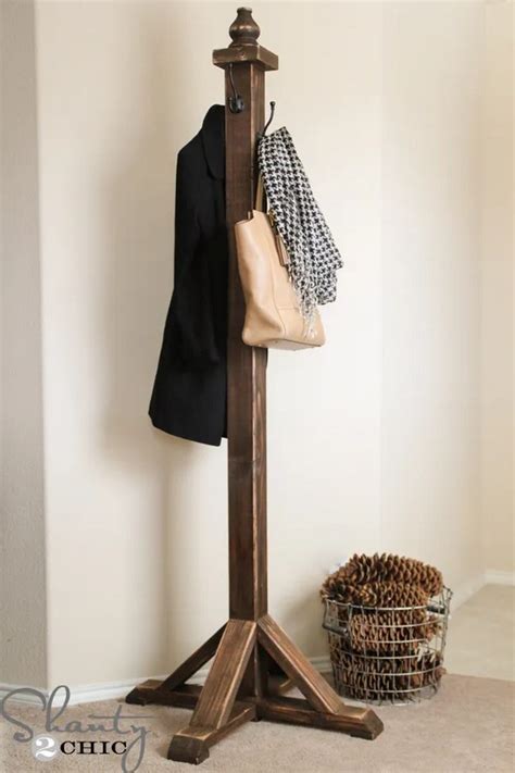 15 Diy Coat Rack Ideas For Organization And Storage Teb Diy