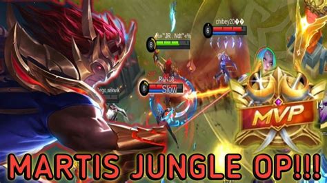 MARTIS DI BUFF MOONTON JADI OP GAMEPLAY MARTIS JUNGLE BEST CARRY