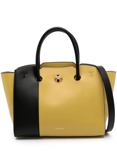 Furla Large Genesi Leather Tote Bag Farfetch