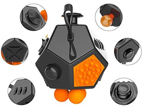 Fidget Dodecagon 12 Sided Fidget Cube Relieves Stress And Anxiety