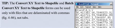 Comma Separated Text File For Conversion To Shapefile Download