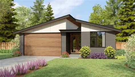 Single Story Contemporary House Plans