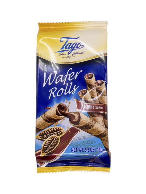 TAGO Cocoa Wafer Rolls 300607 Noble Premium Limited