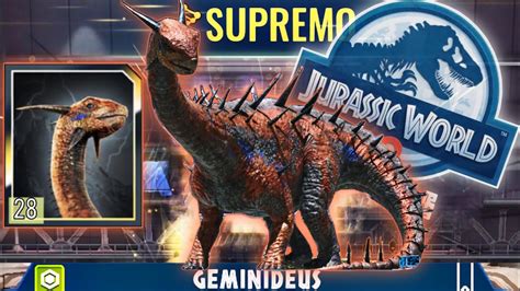 Geminideus NÍvel 28 Jurassic World Alive Youtube