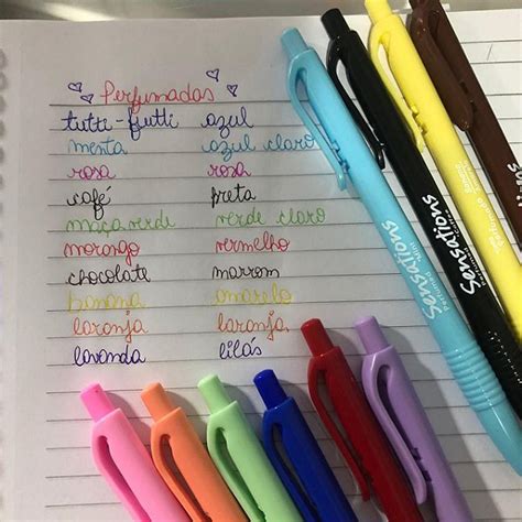 Caneta Esferográfica Clic Perfumada Newpen Papelaria das Gurias