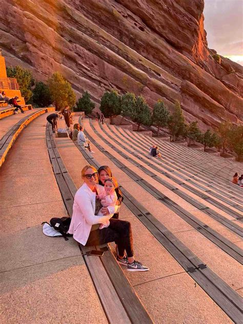 Red Rocks Denver Sunrise And Hiking Mile Marker Memories