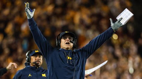 Big Ten Suspends Michigan Football Coach Jim Harbaugh Over Sign