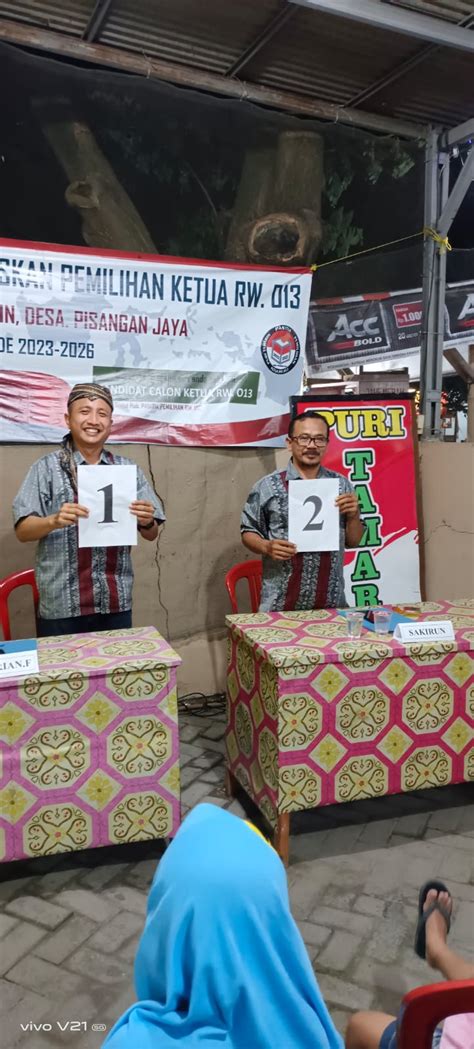 Rapat Pleno Penetapan Dan Pengambilan Nomor Urut Tanda Calon Ketua RW