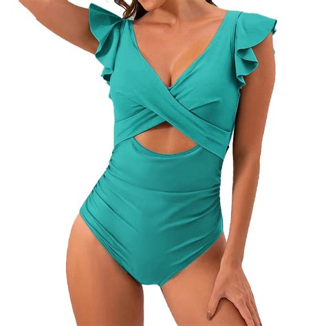 Hcuribad Swim Suits For Women 2024 Womens Slimming And Shielding Two Piece Swimsuit With