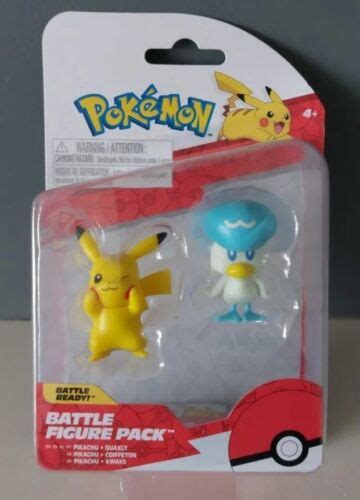 Jazwares Pokemon Battle Figure Pkw Battle Figure First Partner Quaxly