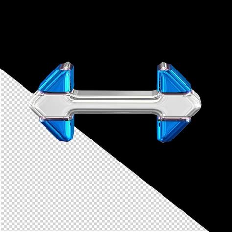 Premium Psd Fine Silver Arrow