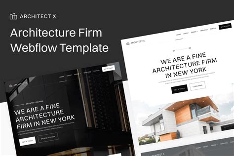 Architect X Architecture Template BRIX Templates Webflow