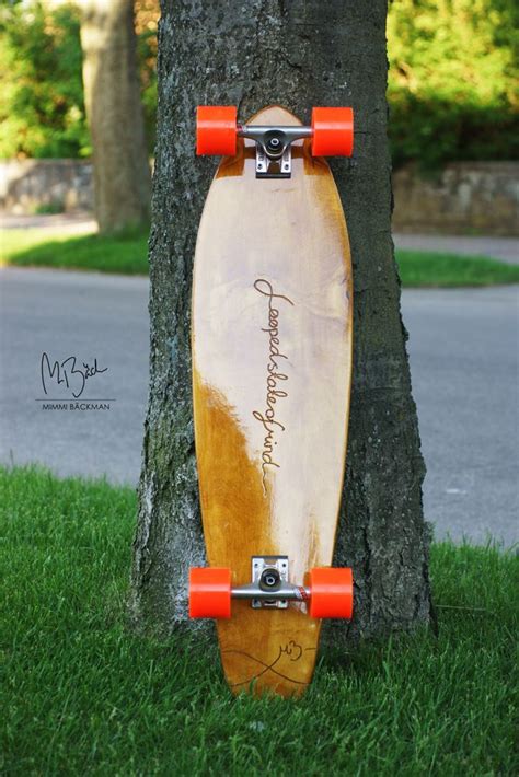 Selbst Gebautes Longboard Longboard Design Longboard Skateboard Cool