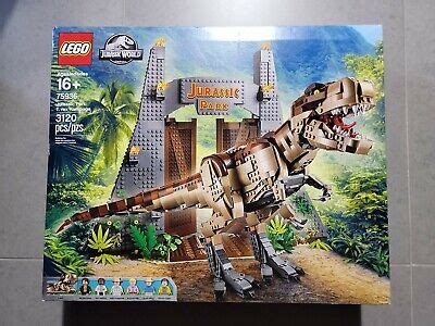 LEGO JURASSIC WORLD Jurassic Park: T. rex Rampage 75936 Building Kit ...