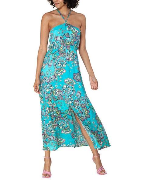 Hale Bob Maxi Dress In Blue Lyst