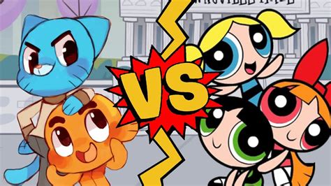 M U G E N Battles Gumball Darwin Vs Blossom Bubbles Buttercup YouTube