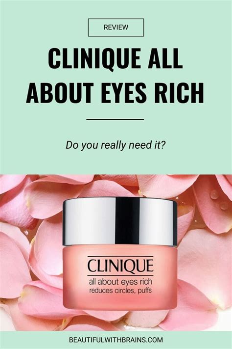 Can Clinique All About Eyes Rich Eye Cream Really Get Rid Of Dark