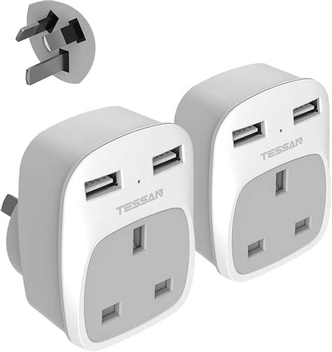 Gadgets Hut Uk 2 X Uk To Australia Travel Adapter Plug For Visitors From Uk To Australia