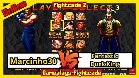 Confronto No Real Bout Fatal Fury Marcinho Vs Fantastic Duck King Na