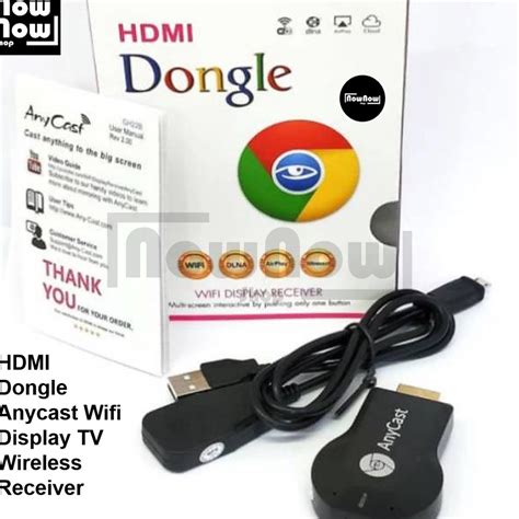 Jual El Baru HDMI Dongle AnyCast Wireless Wifi Display TV Receiver U