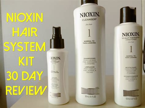 Nioxin Hair System Kit 30 Day Review Youtube