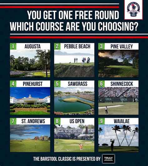 Barstool Sports On Twitter You Get One Free Round Of Golf Which One