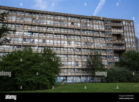 London UK 1st June 2018 The Robin Hood Gardens Social Housing