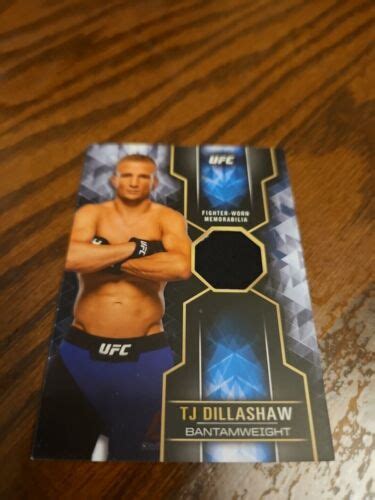 2017 Topps UFC Knockout Green Relic Insert Card 89 99 TJ Dillashaw KR