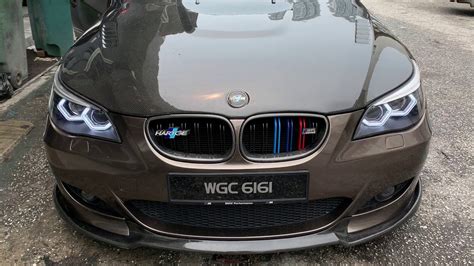 Bmw E Head Lamp Convert Bmw Evolution F D Hexagon Angel Eyes Youtube