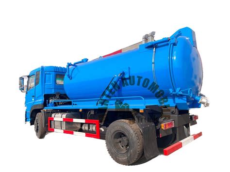 Dongfeng 4X2 4X4 Vacuum Sewage Truck For Septic Fecal Suction Truck