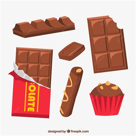 Candy Bar Clipart Bunch Milk Chocolate Bar Clipart Transparent Clip