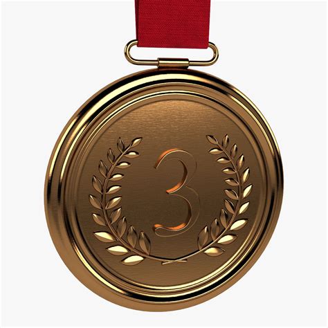 Médaille De Bronze Olympique Paris 2024 Modèle 3d 29 3ds Blend