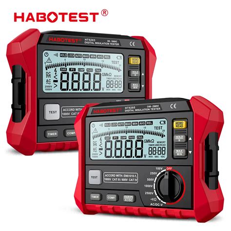 Habotest Ht Ht V Insulation Resistance Tester Earth Ground