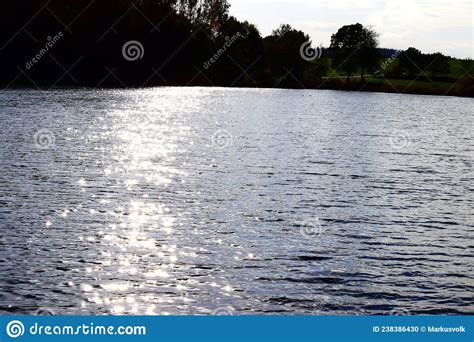 The Silver Bridge on a Lake - Holzmaar Stock Photo - Image of horizon, evening: 238386430