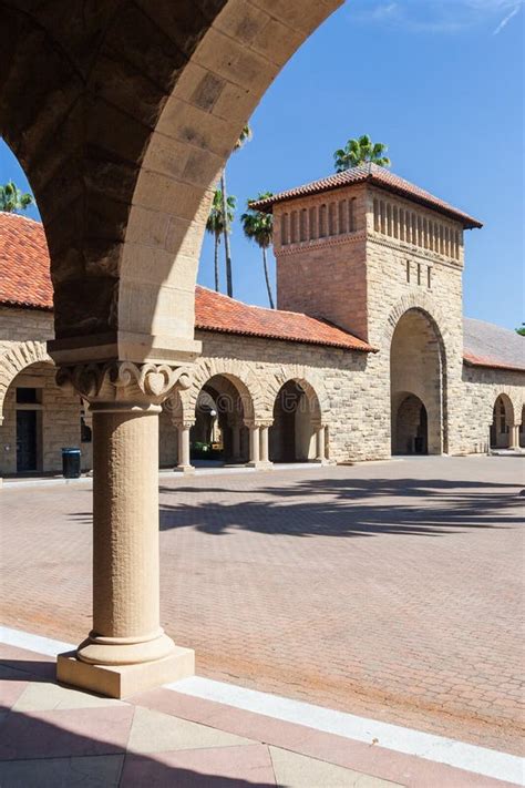 Palo Alto, CA/USA - Circa June 2011: Main Quad of Stanford University ...