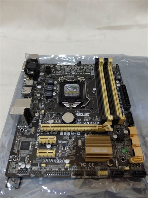 Yahooオークション Asus B85m G マザーボード Lga1150 Bios確認のみ