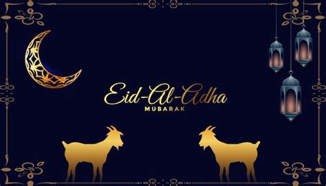 Plantilla de Eid ul adha mubarak para póster y pancarta de las redes