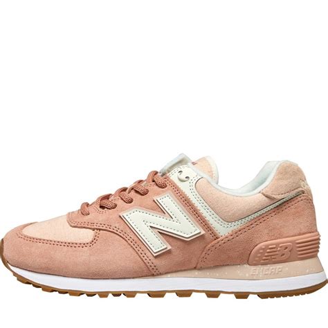 Buy New Balance Womens 574 Trainers Light Pink