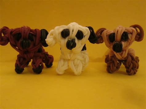 Rainbow Loom Mixed Breed Puppy And Dog Charm 3 D Easy Rainbow Loom