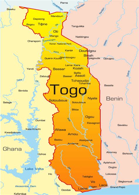 Togo Africa Map | Map Of Africa