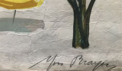 Yves Brayer (1907-1990) Bay Of Nice, Colored Lithography