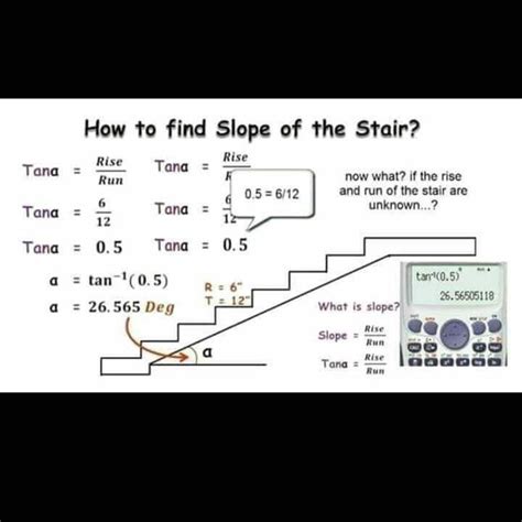 Civilengineering On Instagram How To Find Slope Of Stair Follow