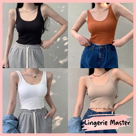 Jual LINGERIE MASTER B 48 Tank Top Wanita Korean Style Fashion