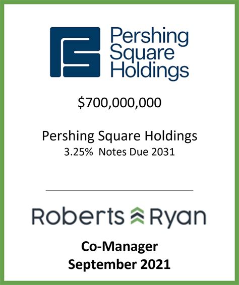 Pershing Square Holdings Notes Due 2031 - September 2021 - A Service ...