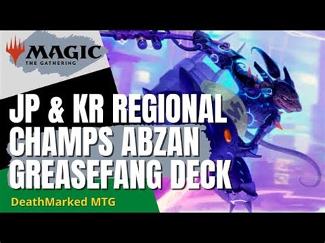 Mtg Pioneer Abzan Greasefang Deck From The Japan South Korea Regional