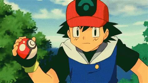 Ash Pokemon GIF - Ash Pokemon Pokeball - Discover & Share GIFs