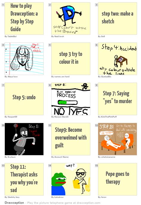 How To Play Drawception A Step By Step Guide Drawception