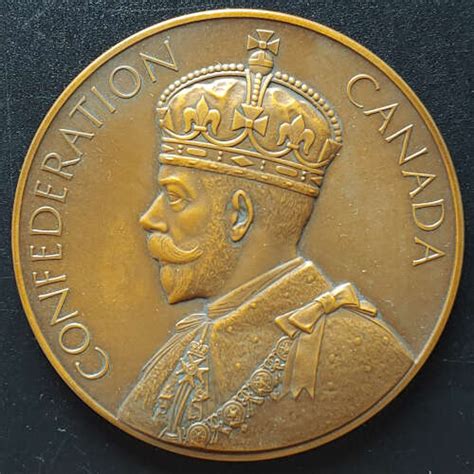 Canada Unc 1867-1927 Dellamare boxed Confederation Medal - All Nations ...