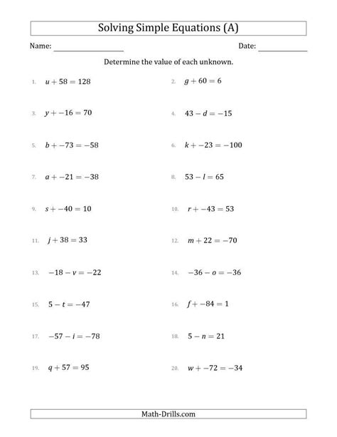 Simultaneous Equations With Fractions Worksheet Pdf - Equations Worksheets