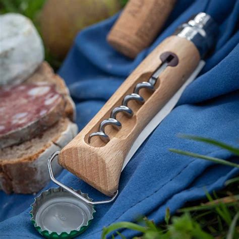 Coltello Tascabile Opinel Numero Con Cavatappi E Apribottiglie